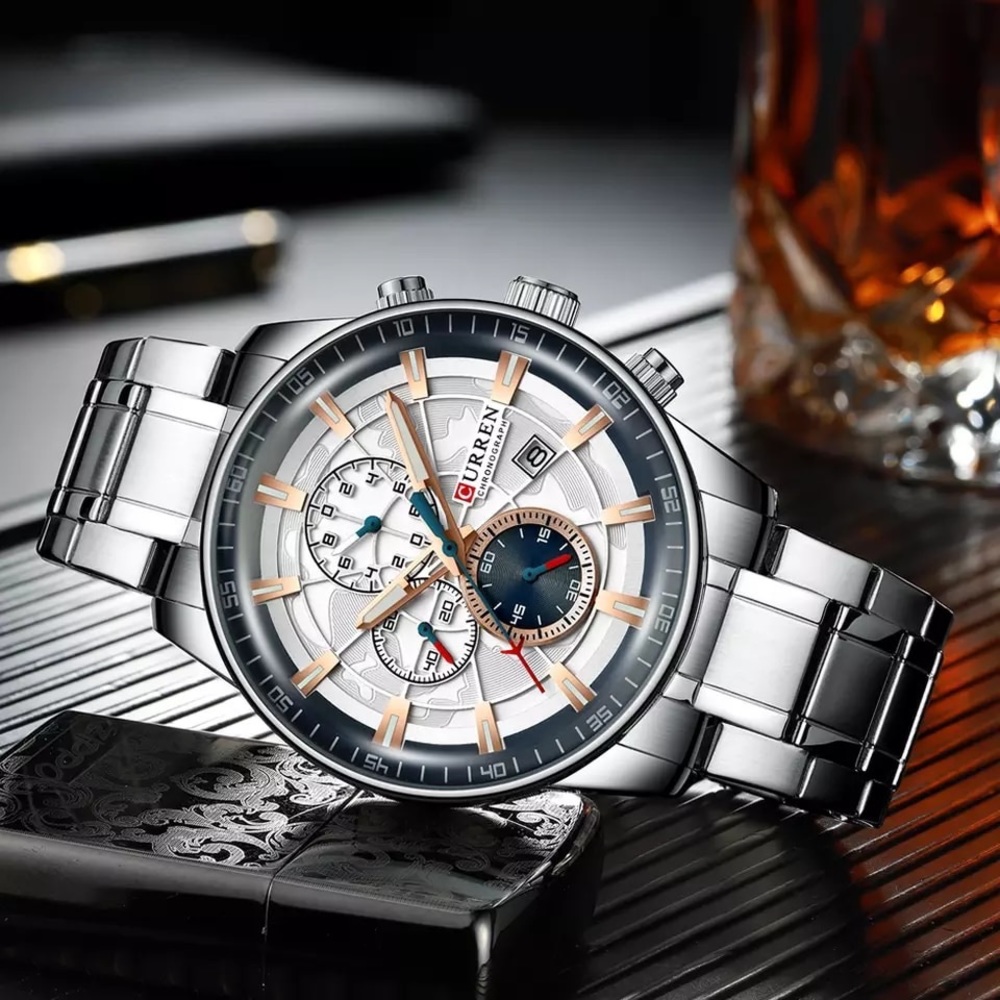 Men's Quartz Chronograph Wrist Watch